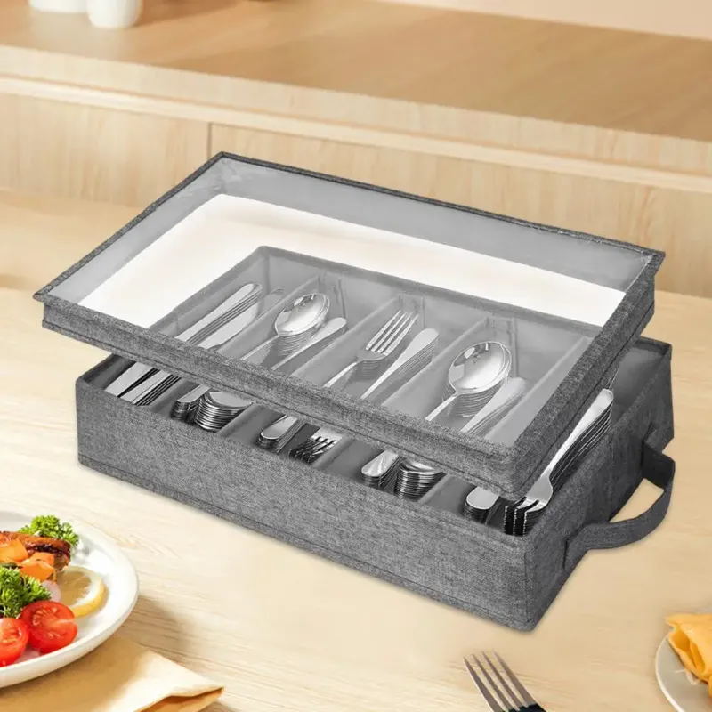 Stackable Flatware Organizer Box 6
