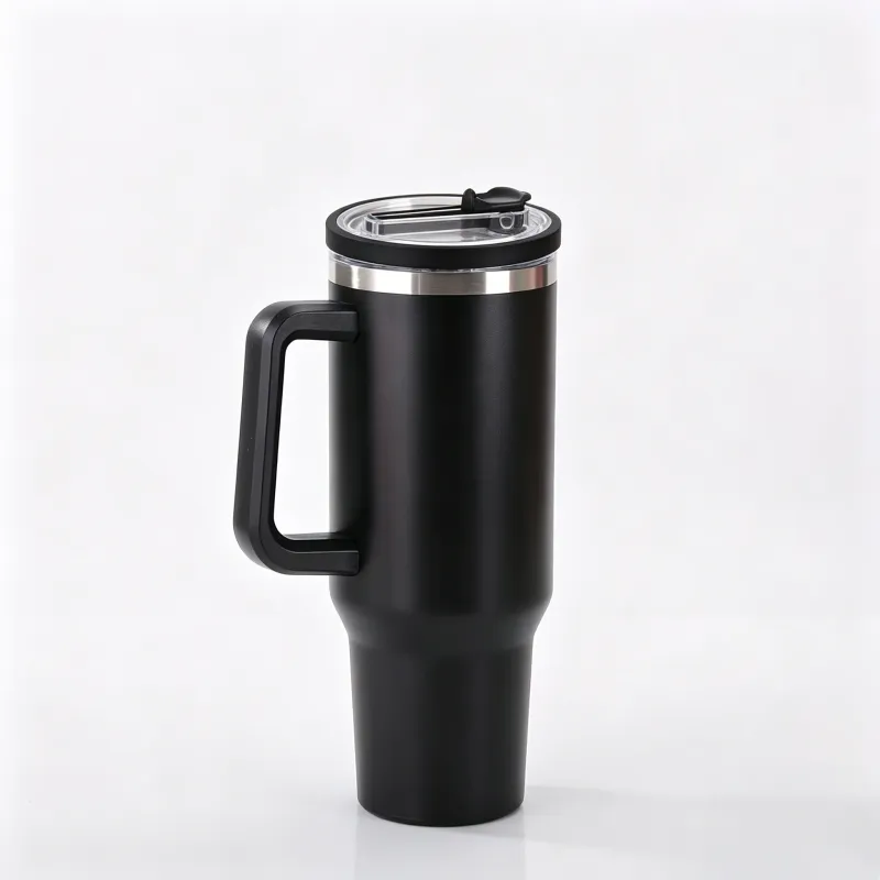 40oz Insulated Tumbler w/Handle & Straw 6