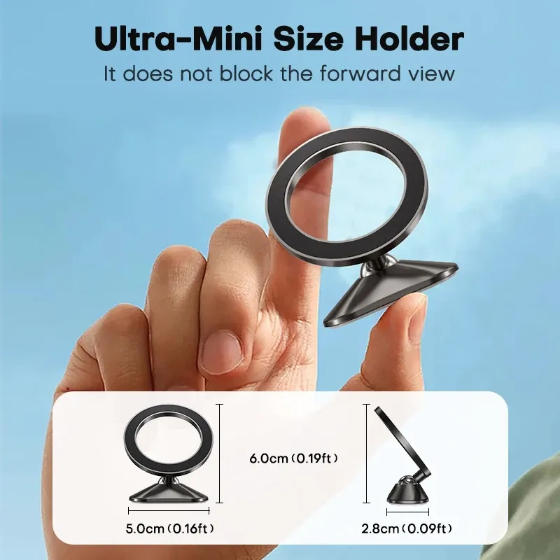 QOOVI Mini Magnetic Car Phone Holder 4