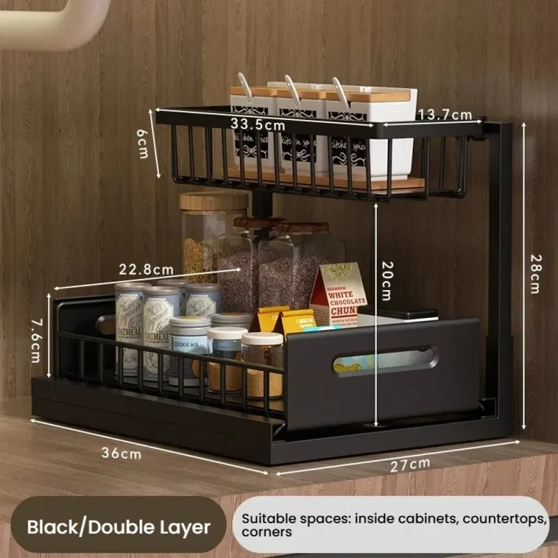 2-Tier Pull-Out Under Sink Organizer 6