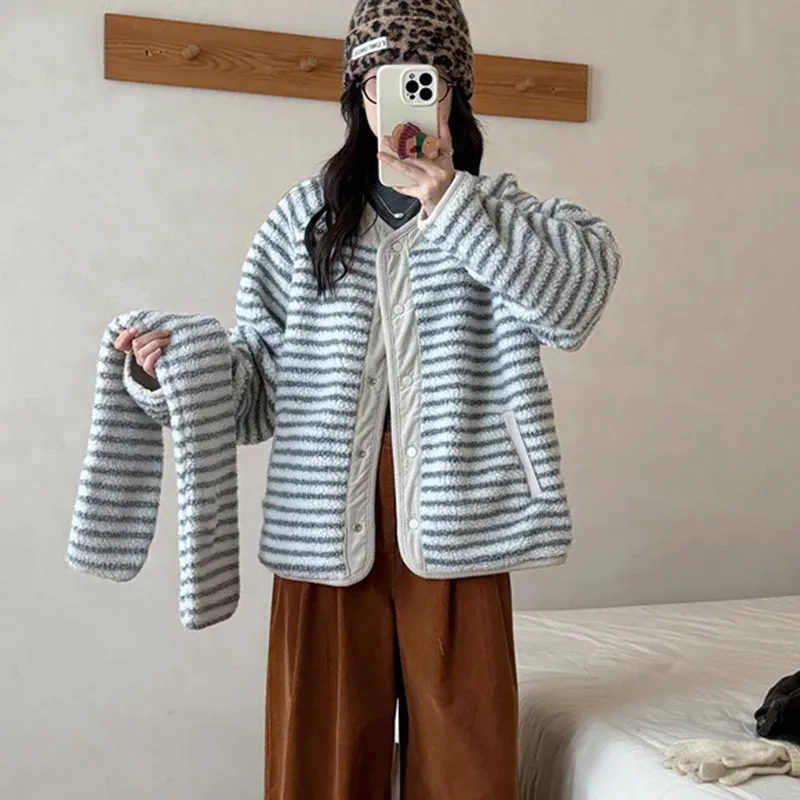 Y2K Korean Cotton-Padded Winter Coat 5