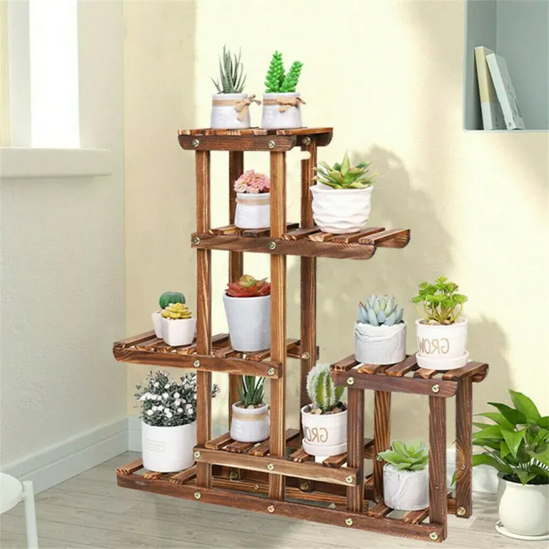 6-Tier Wood Plant Stand 5