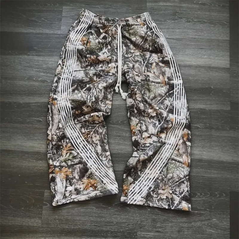 Y2K Camo Embroidered Tactical Joggers 1