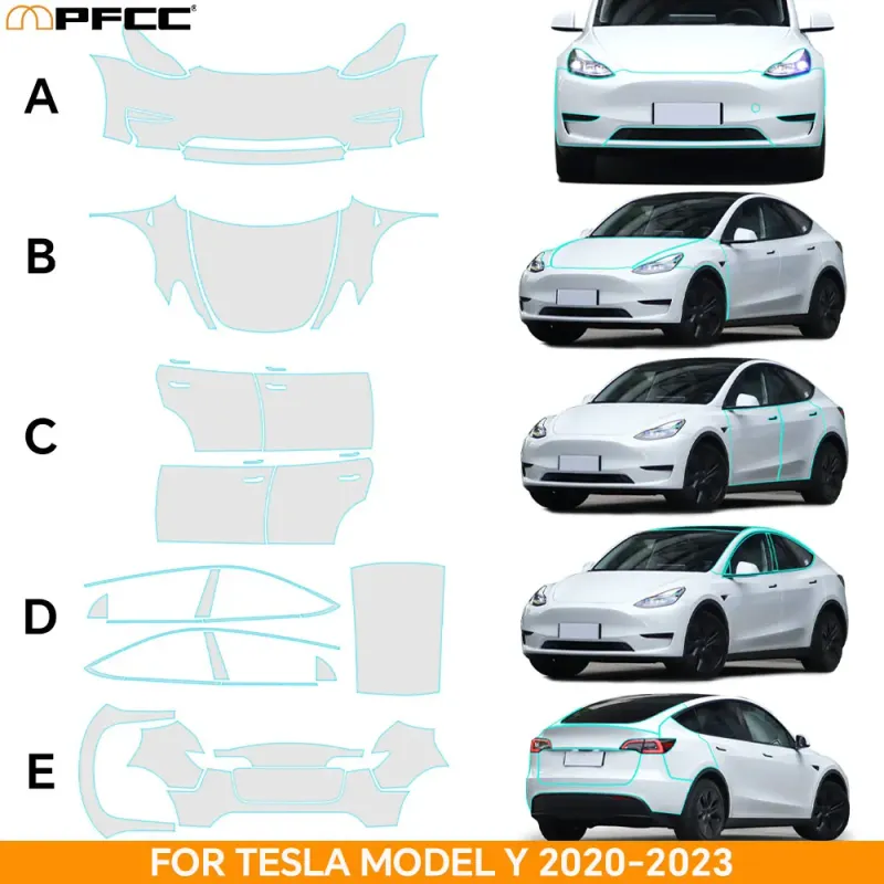 Tesla Model Y PPF Protection Film Kit 2