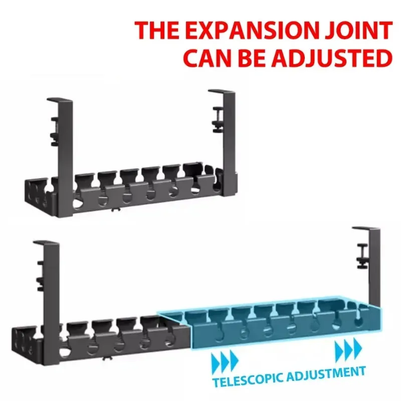 No Drill Under Desk Cable Tray 6