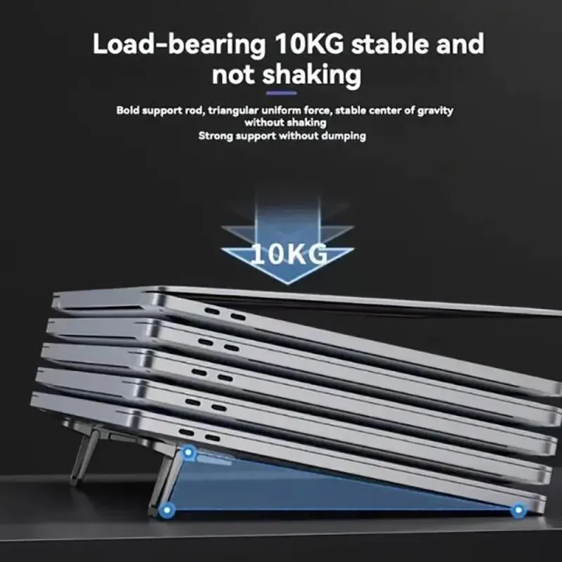 Foldable Invisible Laptop Riser Stand (2-Pack) 4
