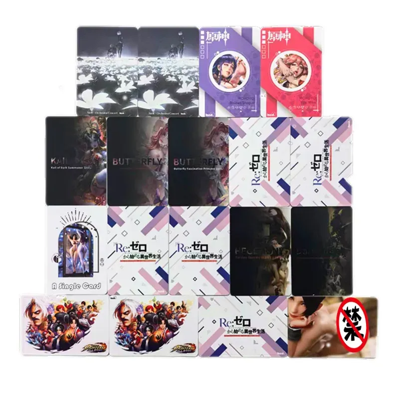 18pcs Anime Rem Ram Mai Shiranui Cards 2