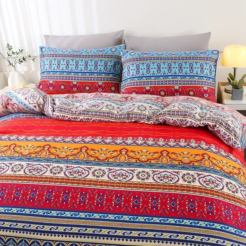 Boho Bohemian 3PC Quilt Cover Set 2