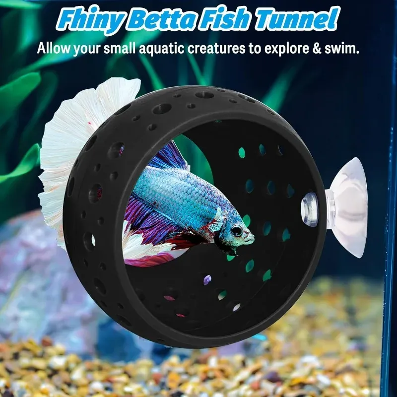 Betta Bulb Hide Tunnel Aquarium Decor 2
