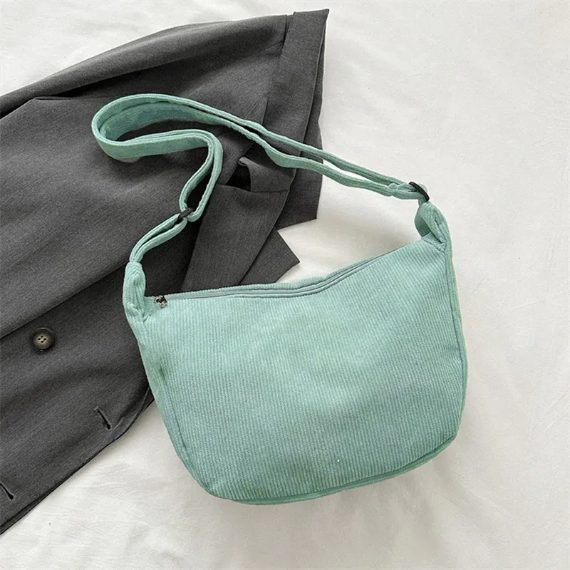 Corduroy Minimalist Crossbody Bag 5