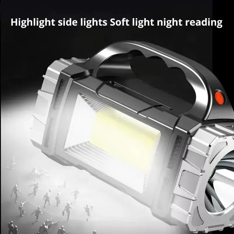 Solar USB Rechargeable Flashlight & Work Light 6