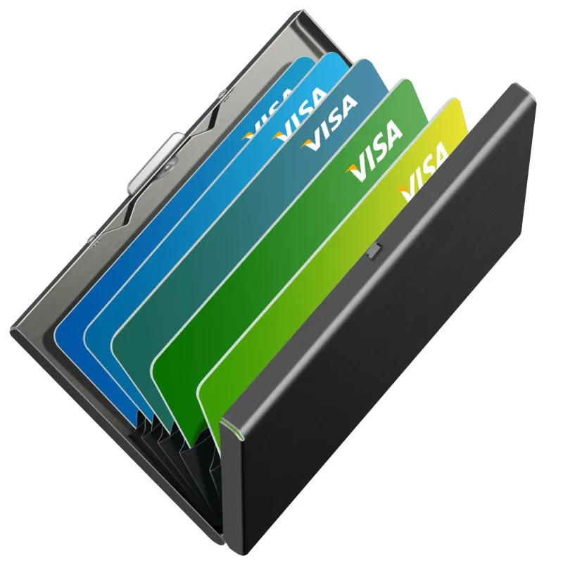 Slim Metal RFID Card Holder Wallet 2