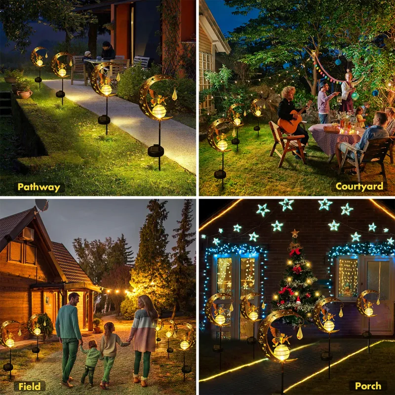 Moon Fairy Solar Garden Lights 6