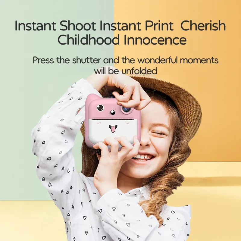 Kids Instant Print Camera with Video & Games 3