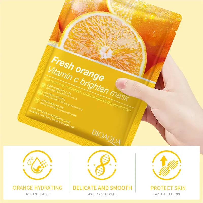 BIOAQUA 8pcs Fruit Face Mask Set 3