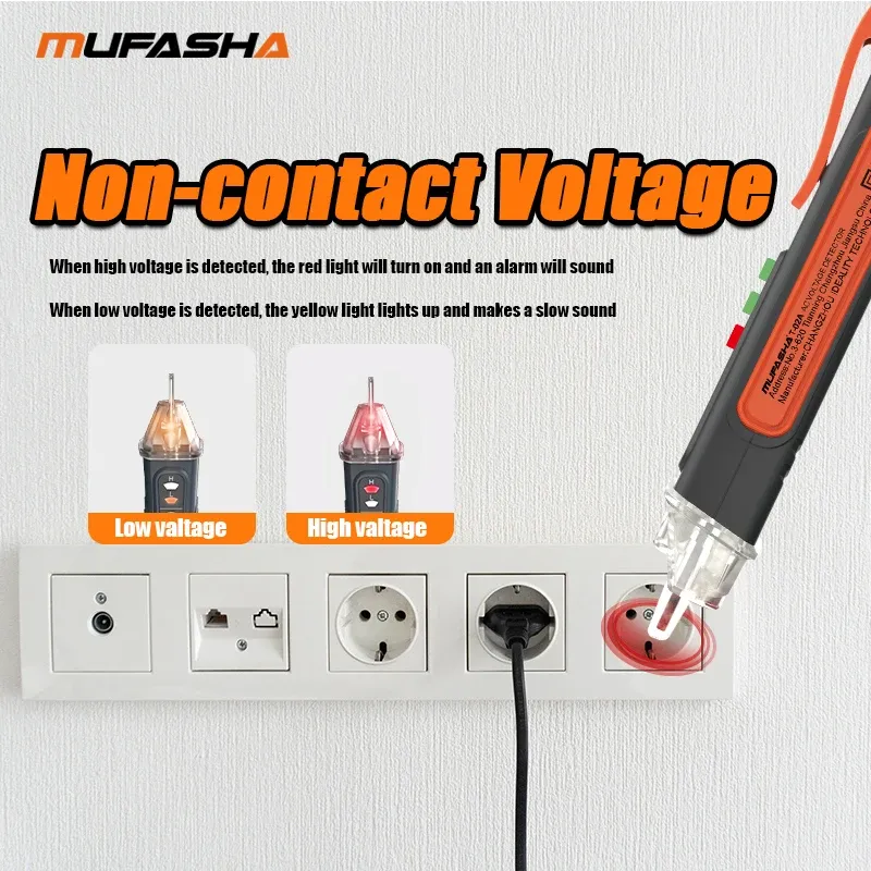 Non-Contact AC Voltage Tester Pen 12-1000V 3