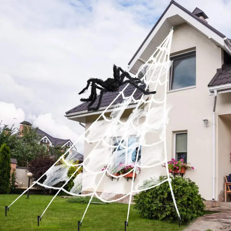 Halloween Triangle Spider Web 5m 1
