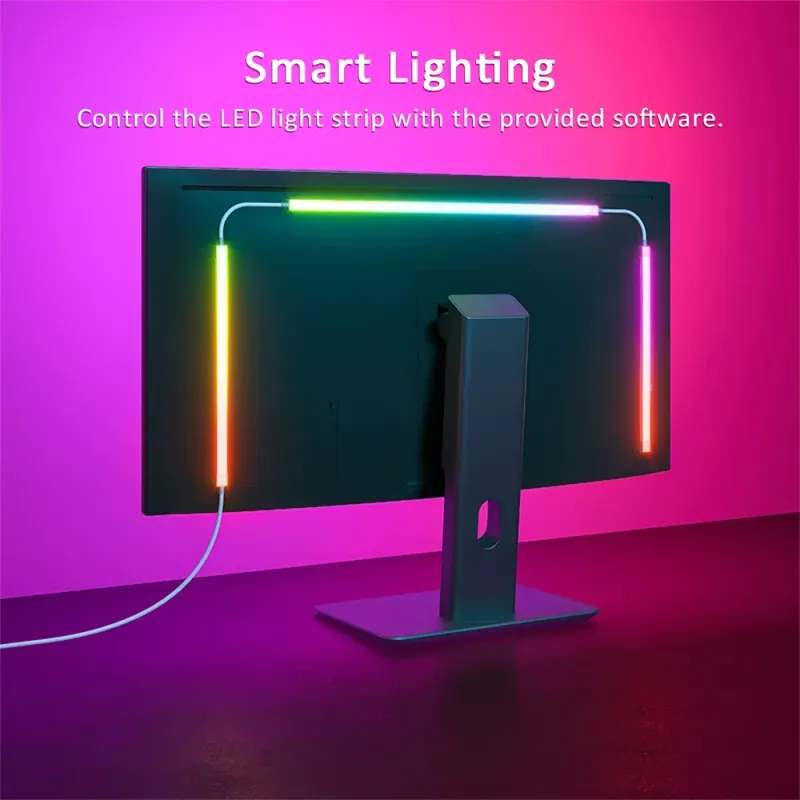 USB RGB Monitor Light Strip for Gaming 4