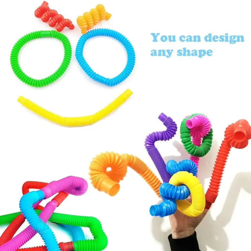 8-Pack Large Pop It Fidget Tubes 4