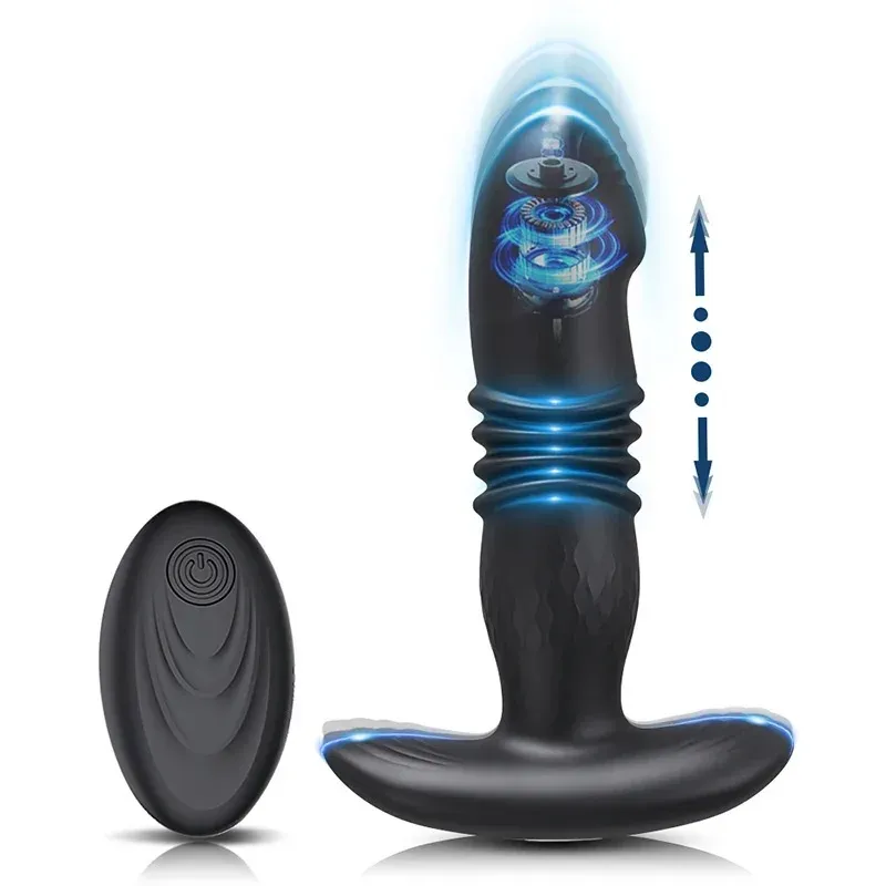 Telescopic Vibrating Butt Plug with Remote 6
