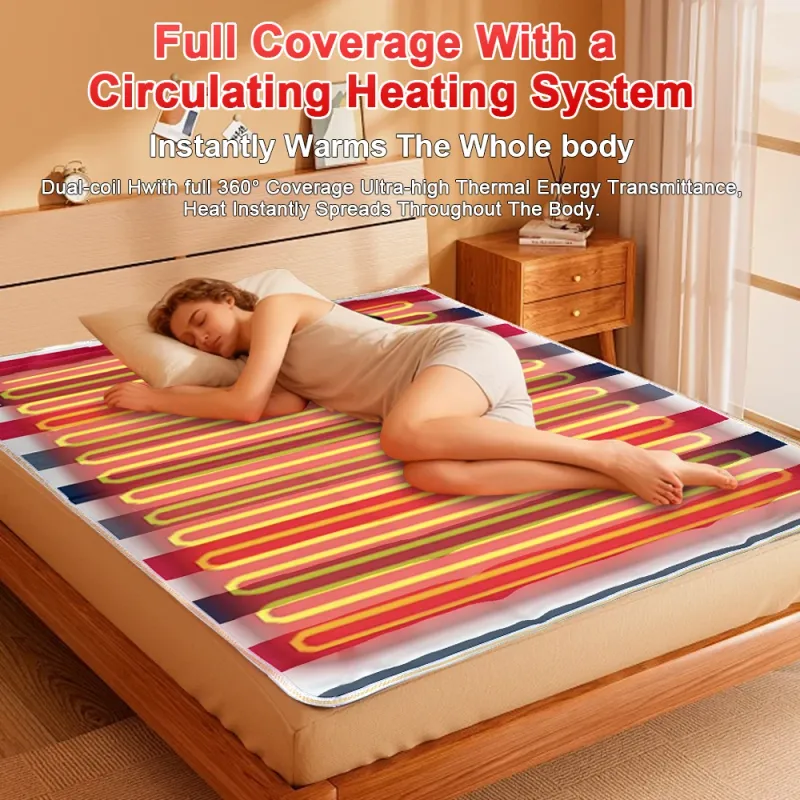 Electric Heated Blanket 70x150cm with Timer 6