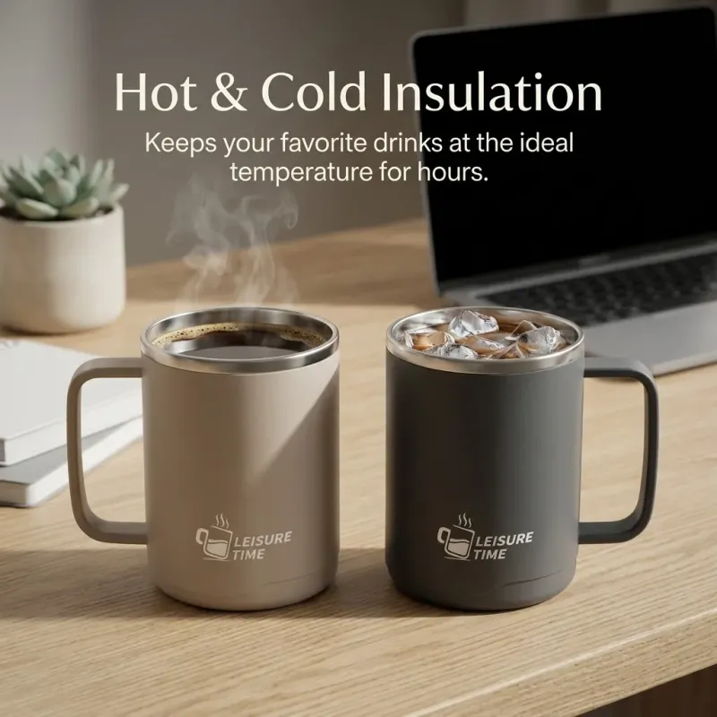 304 Stainless Steel Insulated Coffee Mug 3