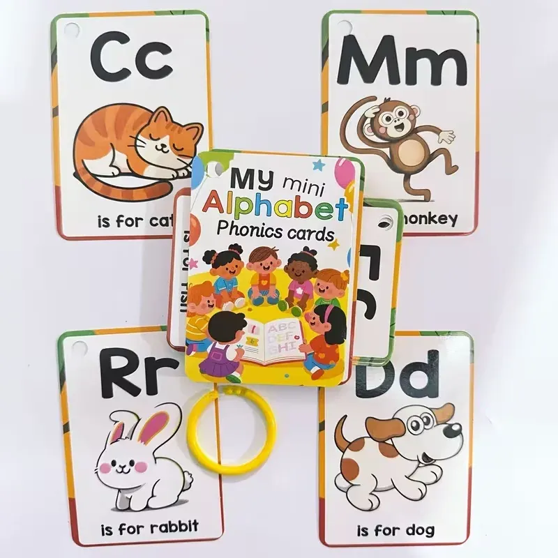 Alphabet Phonics Flash Cards for Kids 6