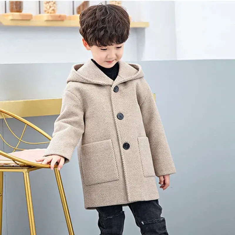 Boys Korean Winter Wool Jacket 2