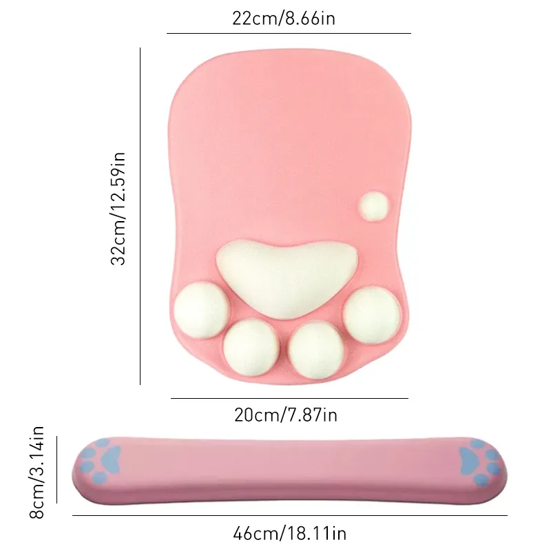 Cat Paw Ergonomic Mouse Pad 3