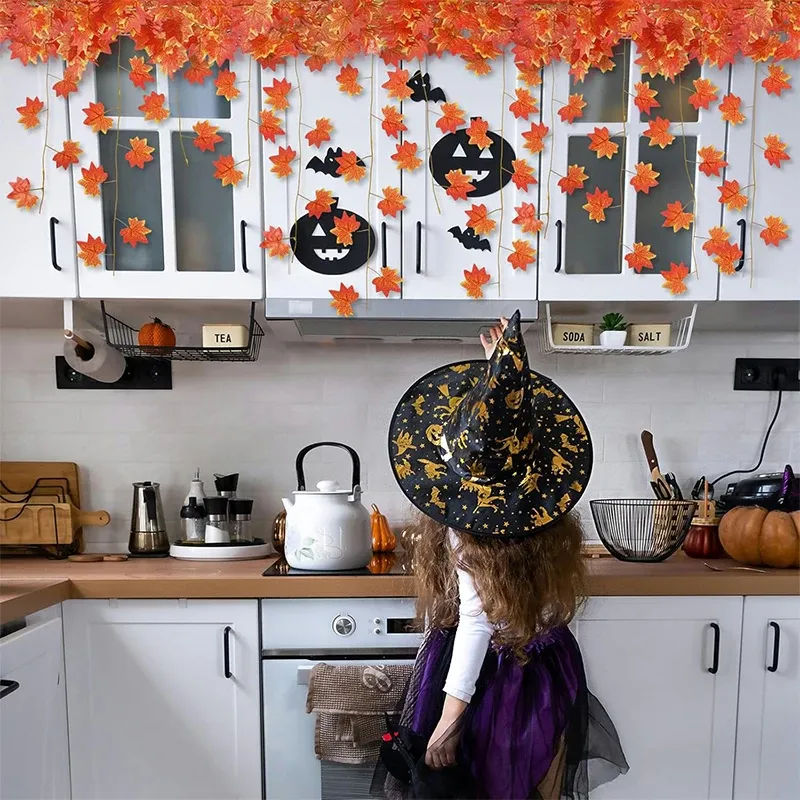 Artificial Maple Leaf Fall Garland 3