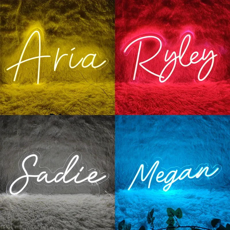 Custom Neon Name Sign for Kids 5