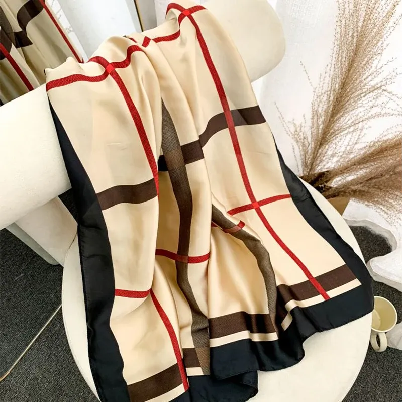 Luxury Silk Spring Scarf & Headband 6