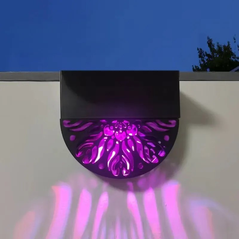 Solar LED Fence Lights Outdoor 5