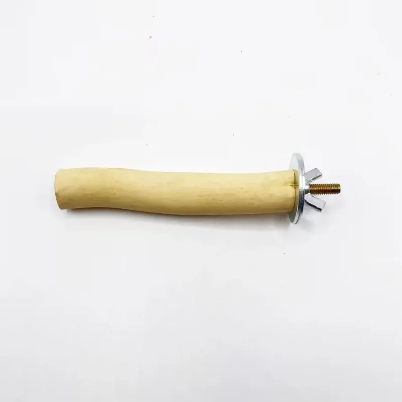 Natural Parrot Wood Fork Branch Perch Swing 4