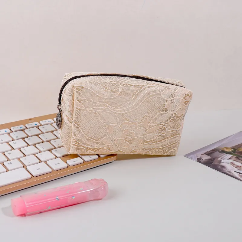 Floral Lace Pencil Case 3
