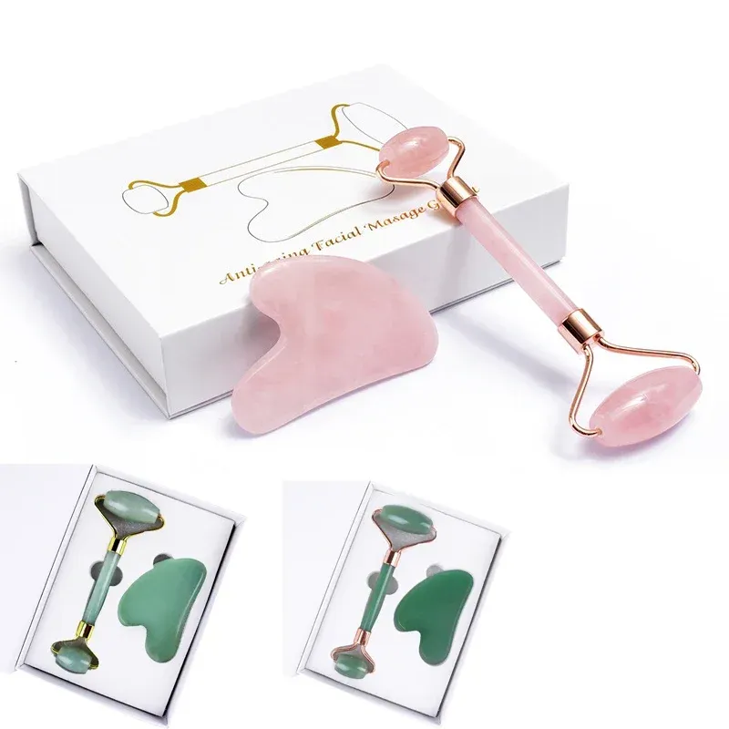 Jade Roller & Gua Sha Facial Set 1