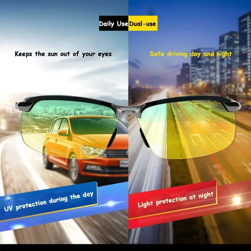 Photochromic Driving Sunglasses Men 6