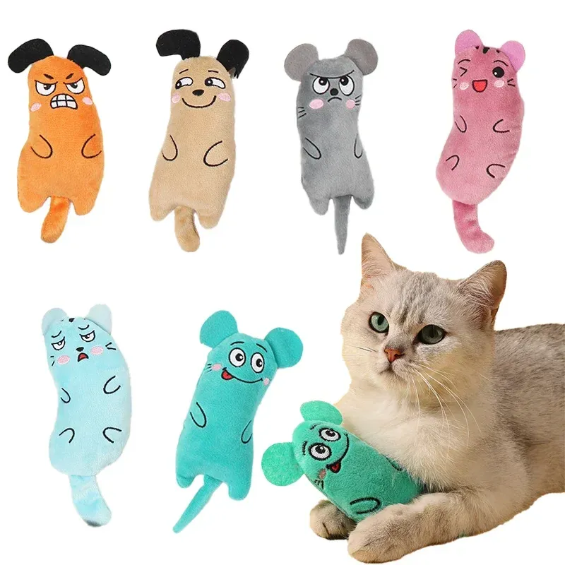 Catnip Mouse Plush Chew Toy 1