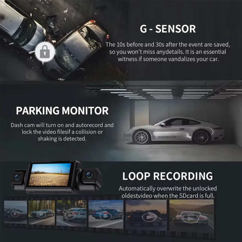 4 Channel WiFi Dash Cam with Night Vision 6