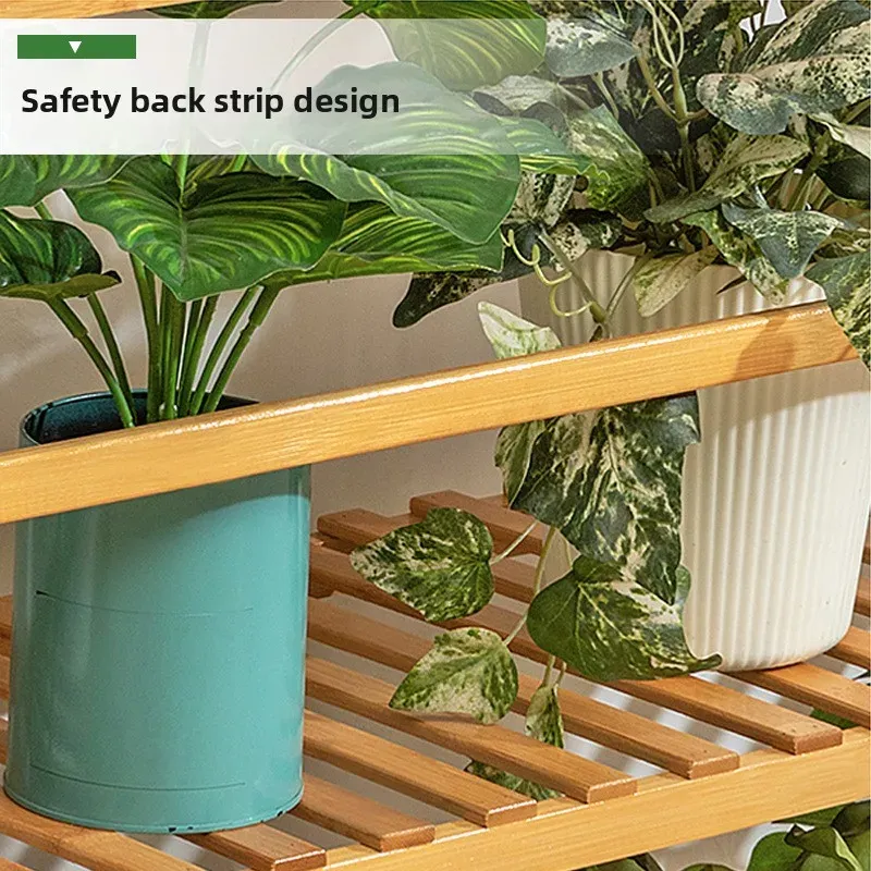 Bamboo Multi-Tier Plant Stand 3