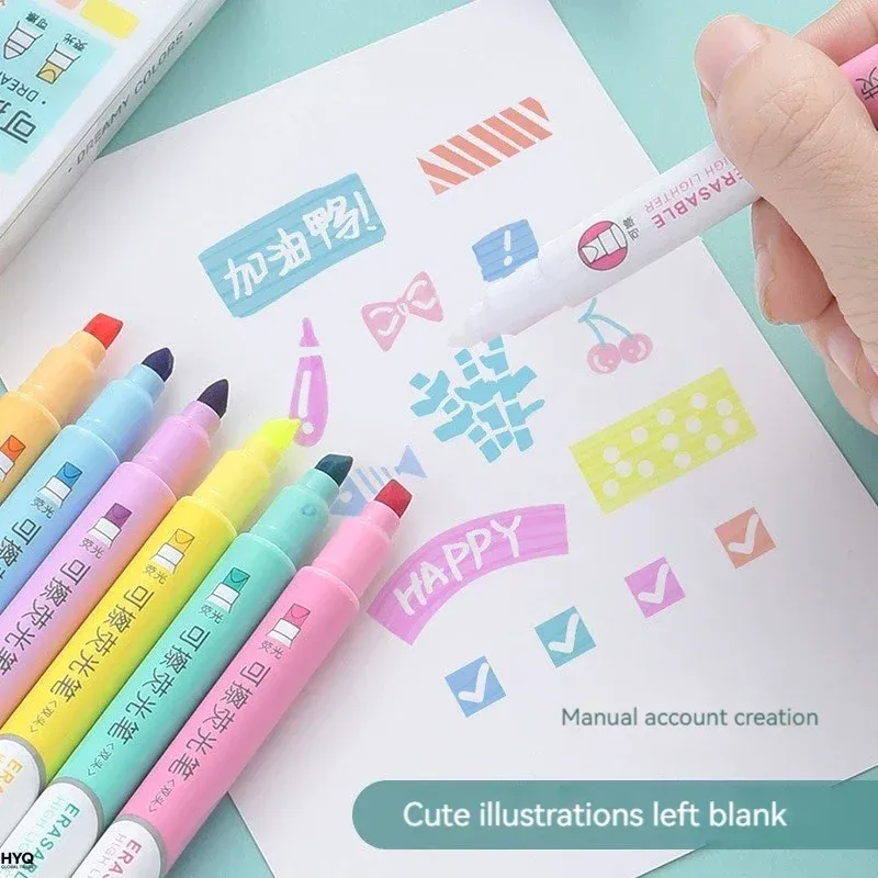 Erasable Pastel Highlighters 6-Pack 5