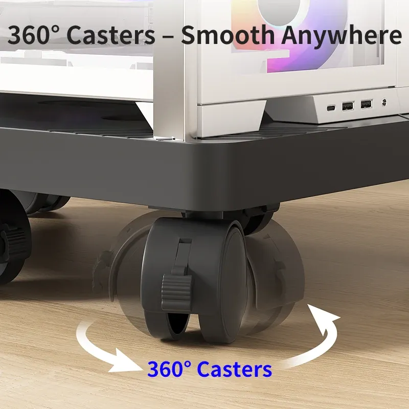Mobile CPU Stand Printer Cart 6