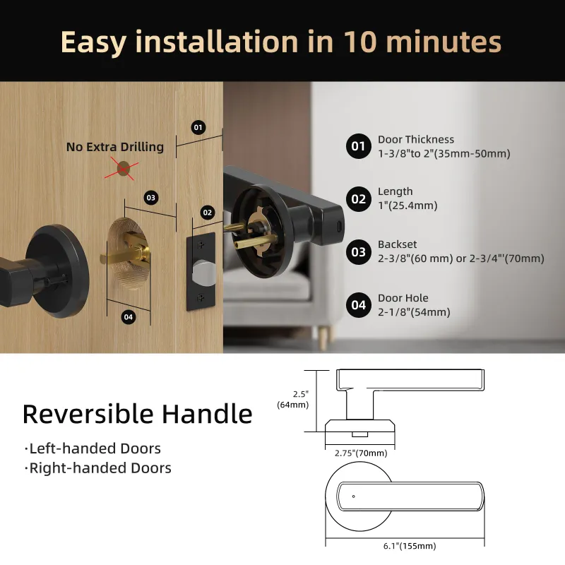 Viladepot Smart Fingerprint Door Lock 5