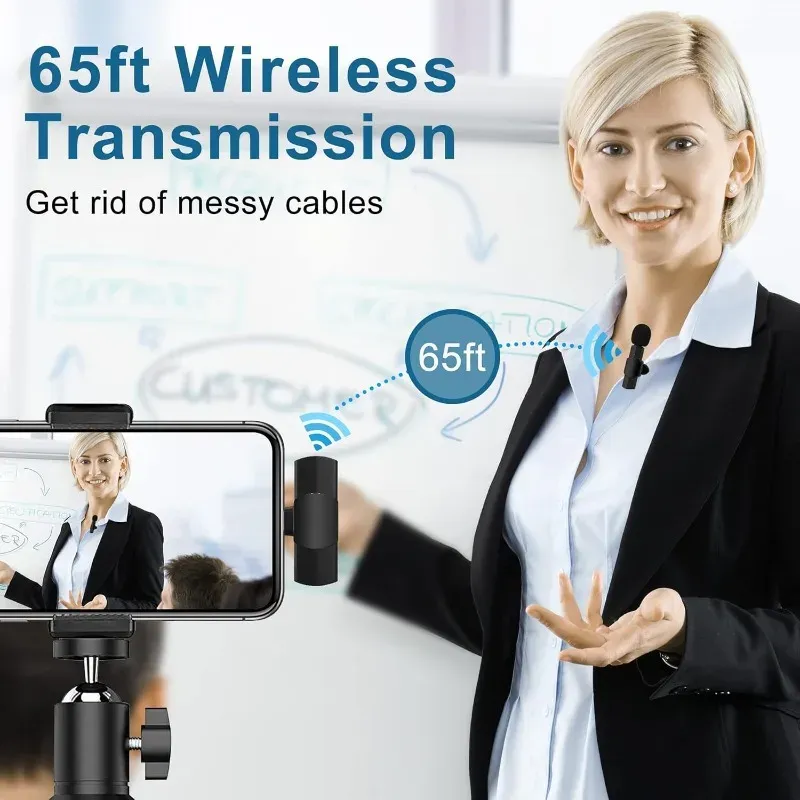 Wireless Lavalier Mic for iPhone & iPad 3