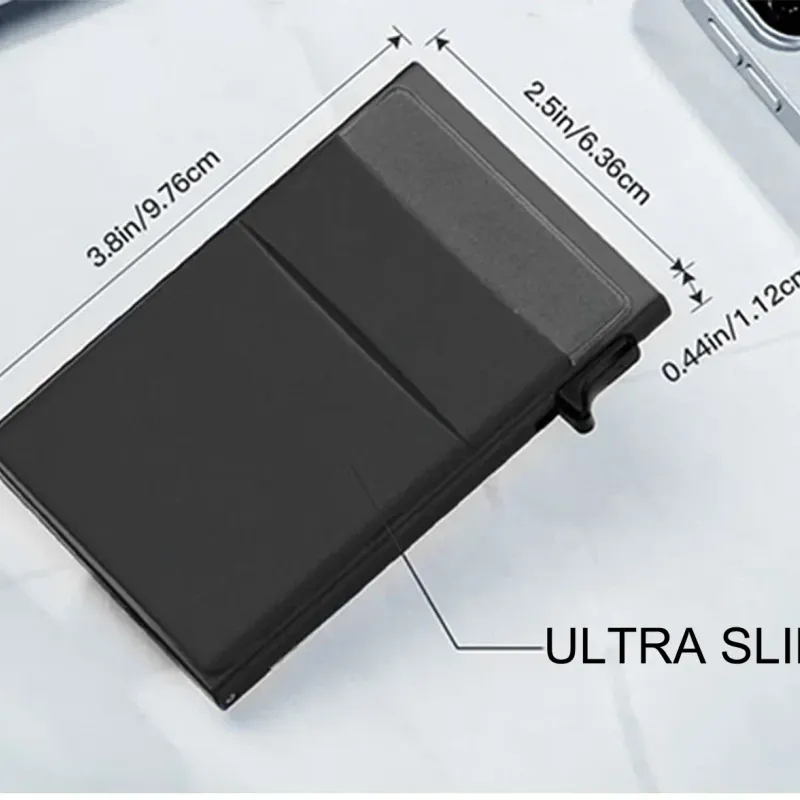 Slim RFID Blocking Metal Card Holder 3