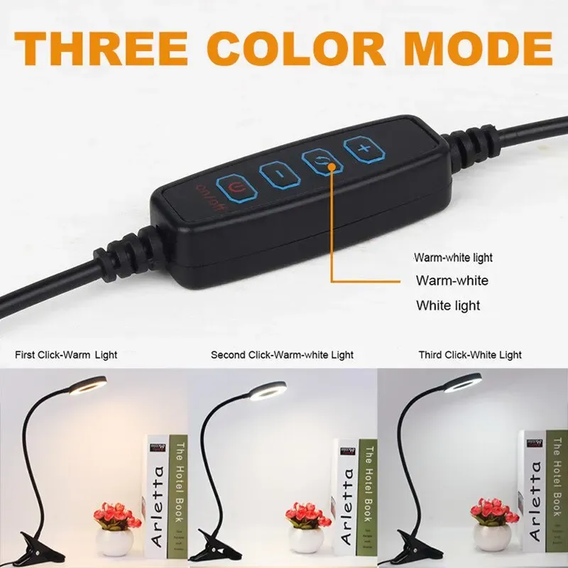 48 LED Clip USB Reading Lamp 6