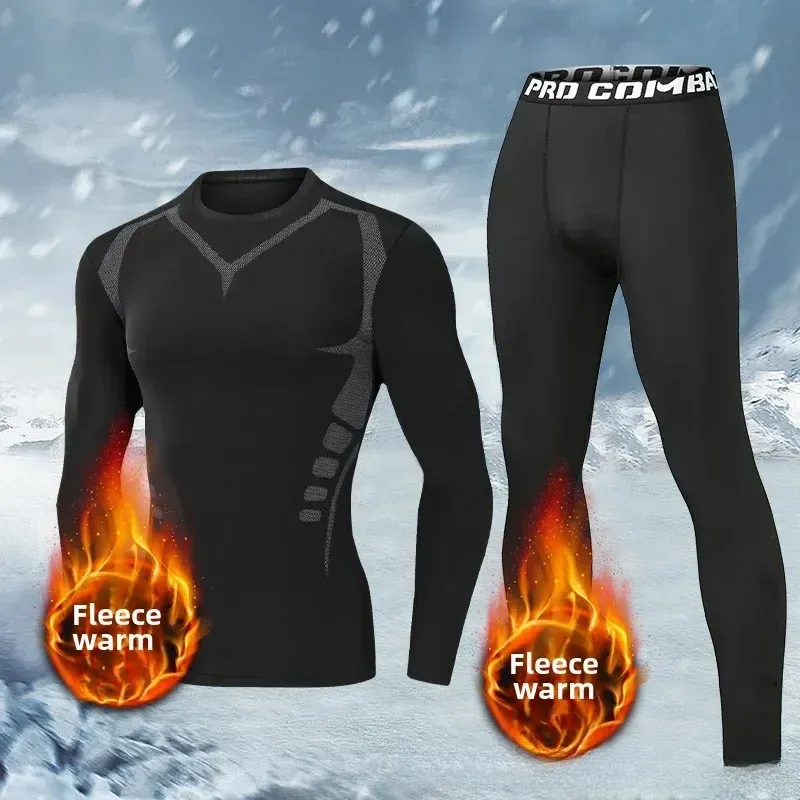 Men's Thermal Plush Base Layer Set 1