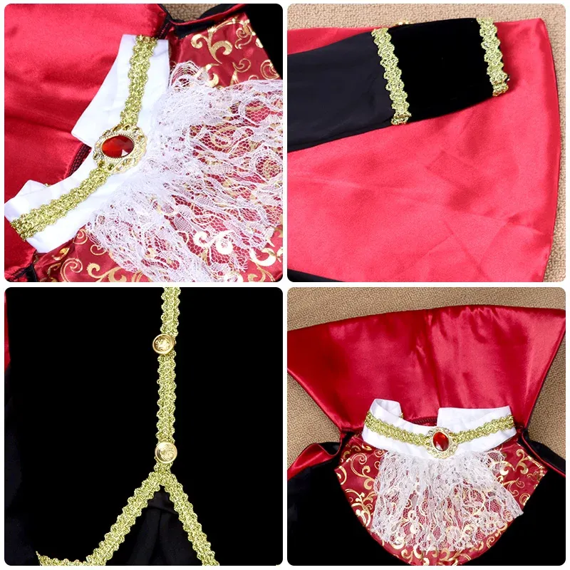 Kids Dark Vampire Count Cosplay Set 6