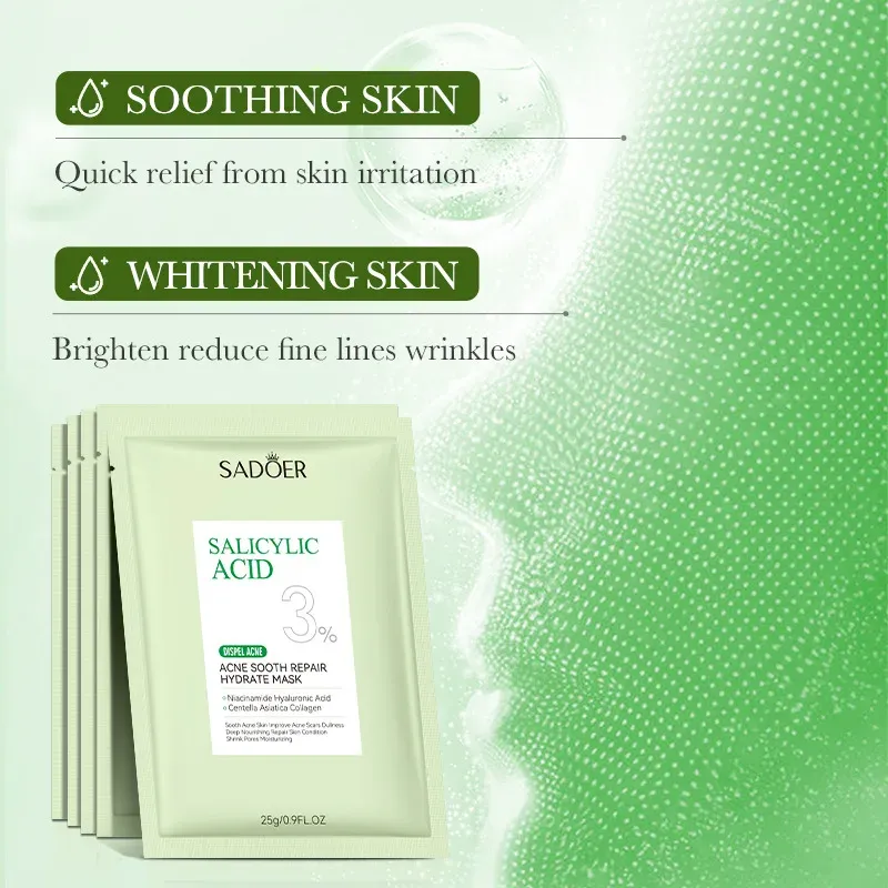 SADOER Salicylic Acid Face Mask 5-Pack 3