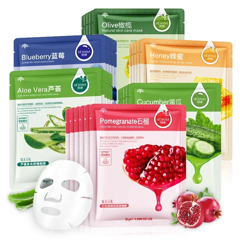 10pcs Natural Plant Korean Sheet Mask 1